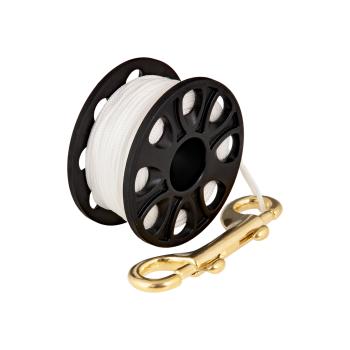 Tecline spool 30 m with brass double end